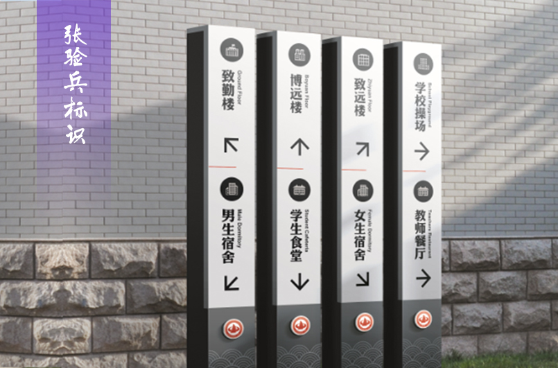 小區(qū)導(dǎo)向指示標(biāo)識牌